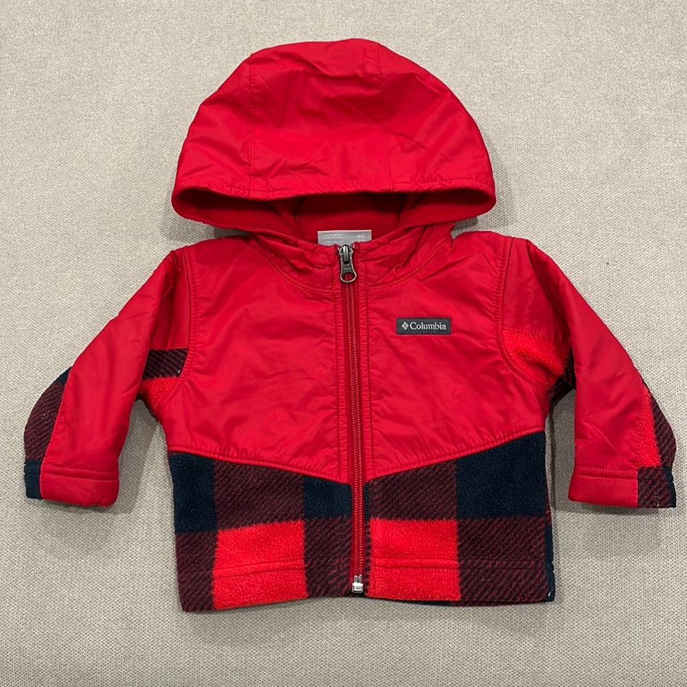 COLUMBIA BABY HOODED JACKET 3-6M